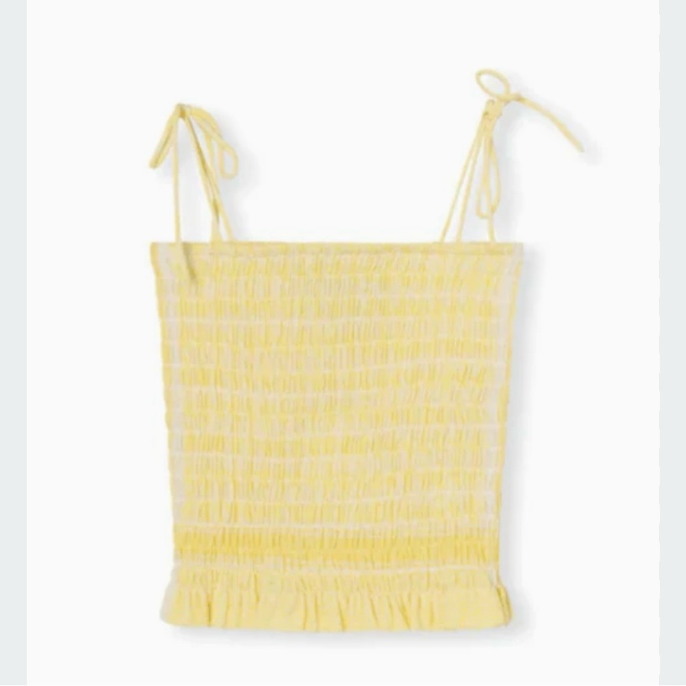 SUMMERY CELINE
STRING TOP IN LEMONADE NWT Sz L
MRSP $138